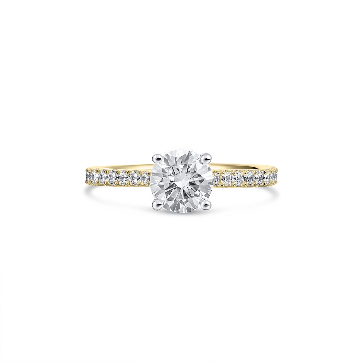 1.15ct Round Solitaire Lab Diamond Ring