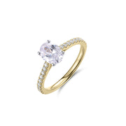 1.15ct Oval Solitaire Engagement ring
