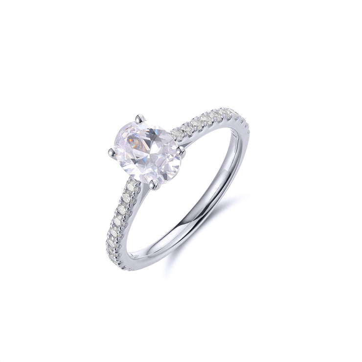 1.15ct Oval Solitaire Engagement ring