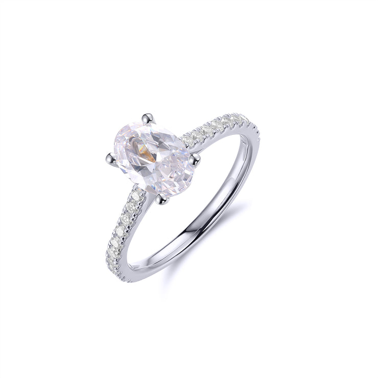 1.65ct Oval Solitaire Engagement ring