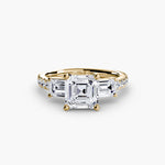 Trilogy with Emerald Diamond sides