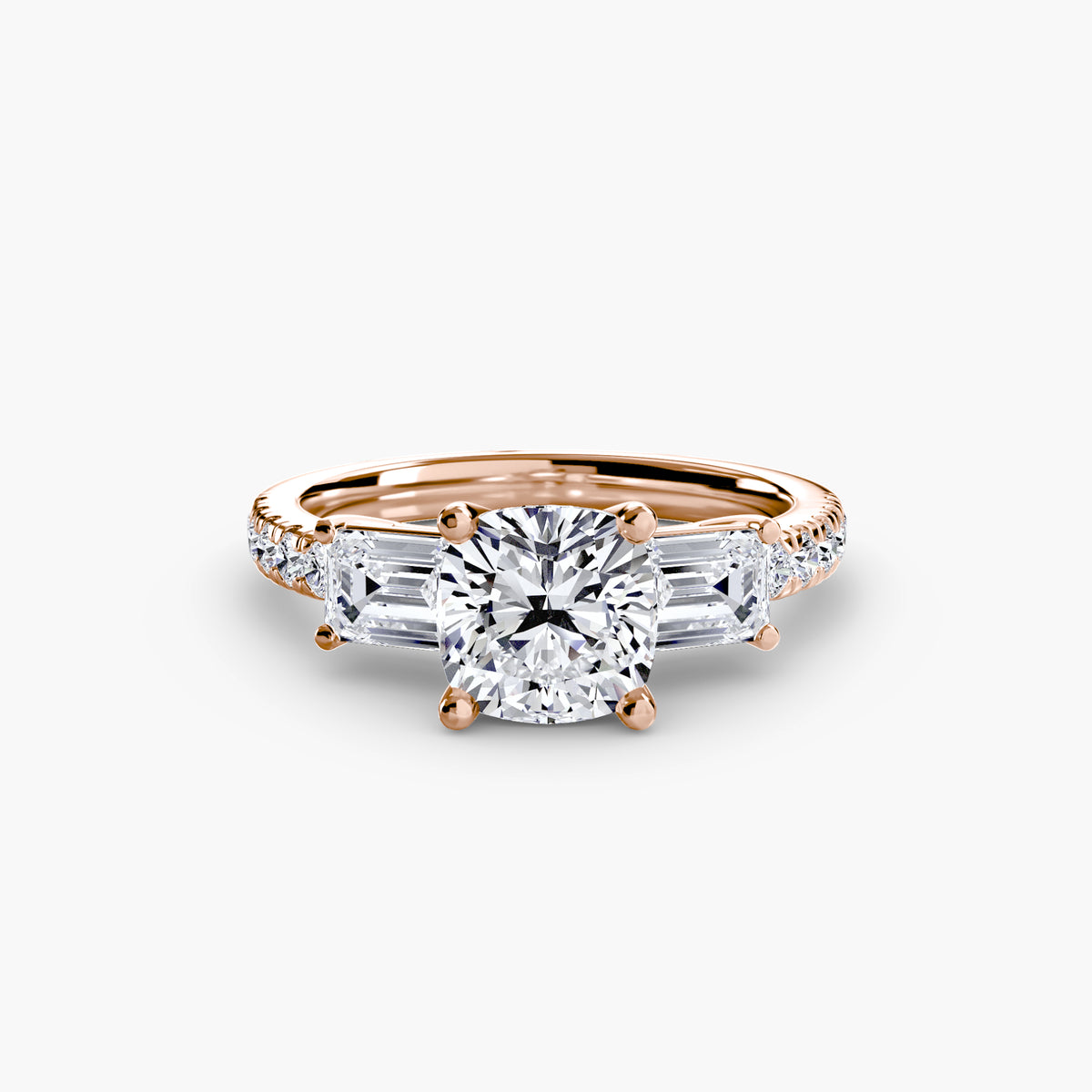 Trilogy with Emerald Diamond sides