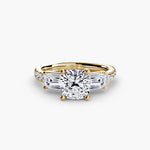 Trilogy with Emerald Diamond sides