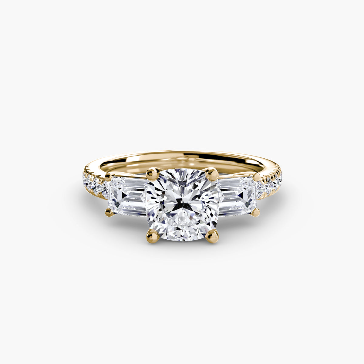 Trilogy with Emerald Diamond sides