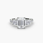 Trilogy with Emerald Diamond sides