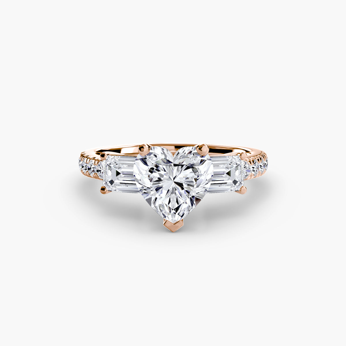 Trilogy with Emerald Diamond sides