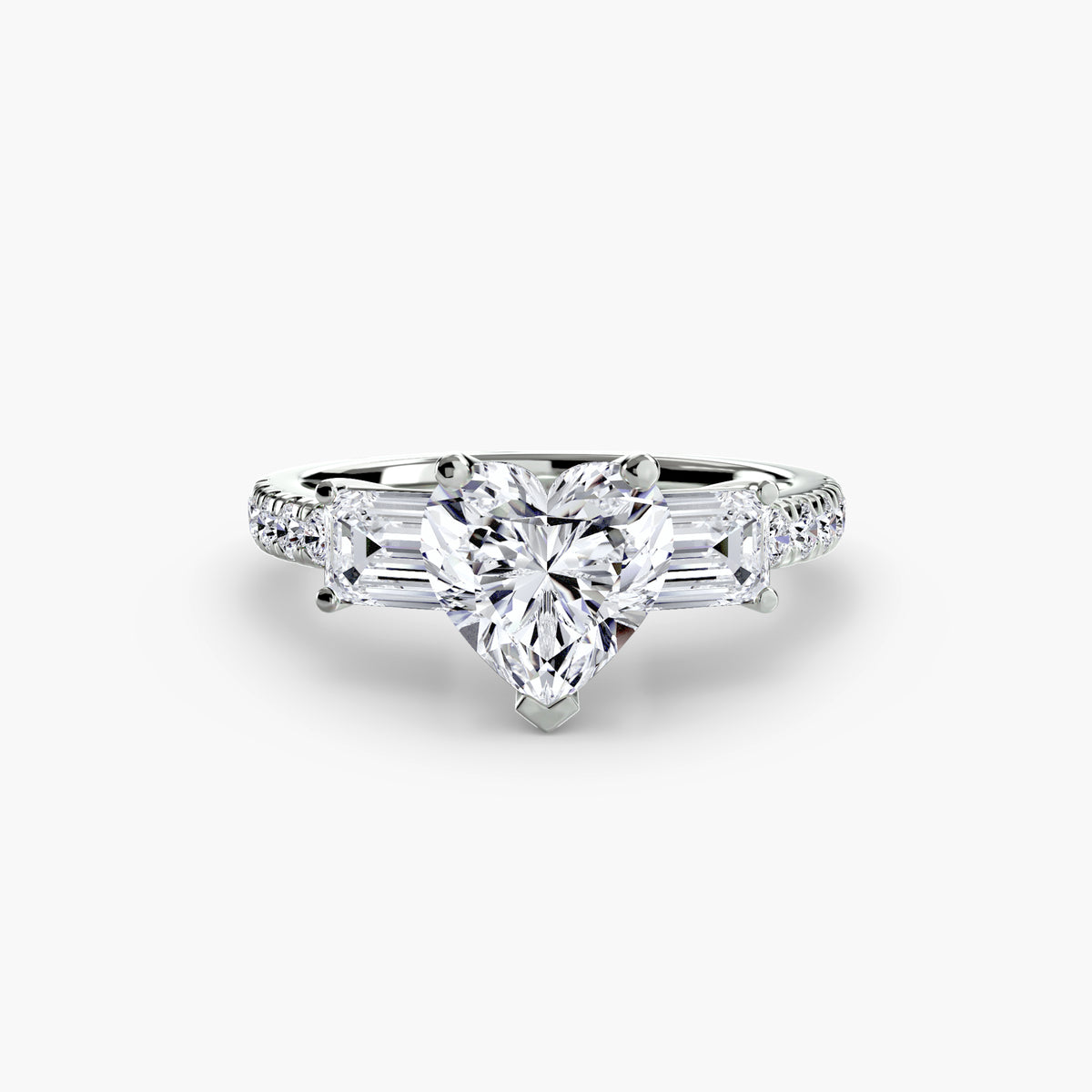 Trilogy with Emerald Diamond sides