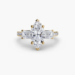 Trilogy with Emerald Diamond sides