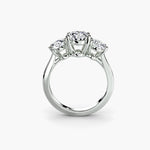 3 stone Oval Diamond Ring