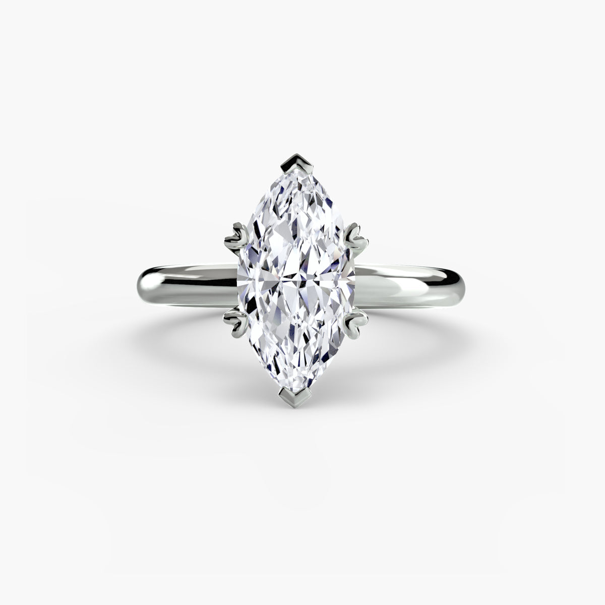 Butterfly Claw Solitaire Ring