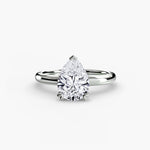 Butterfly Claw Solitaire Ring