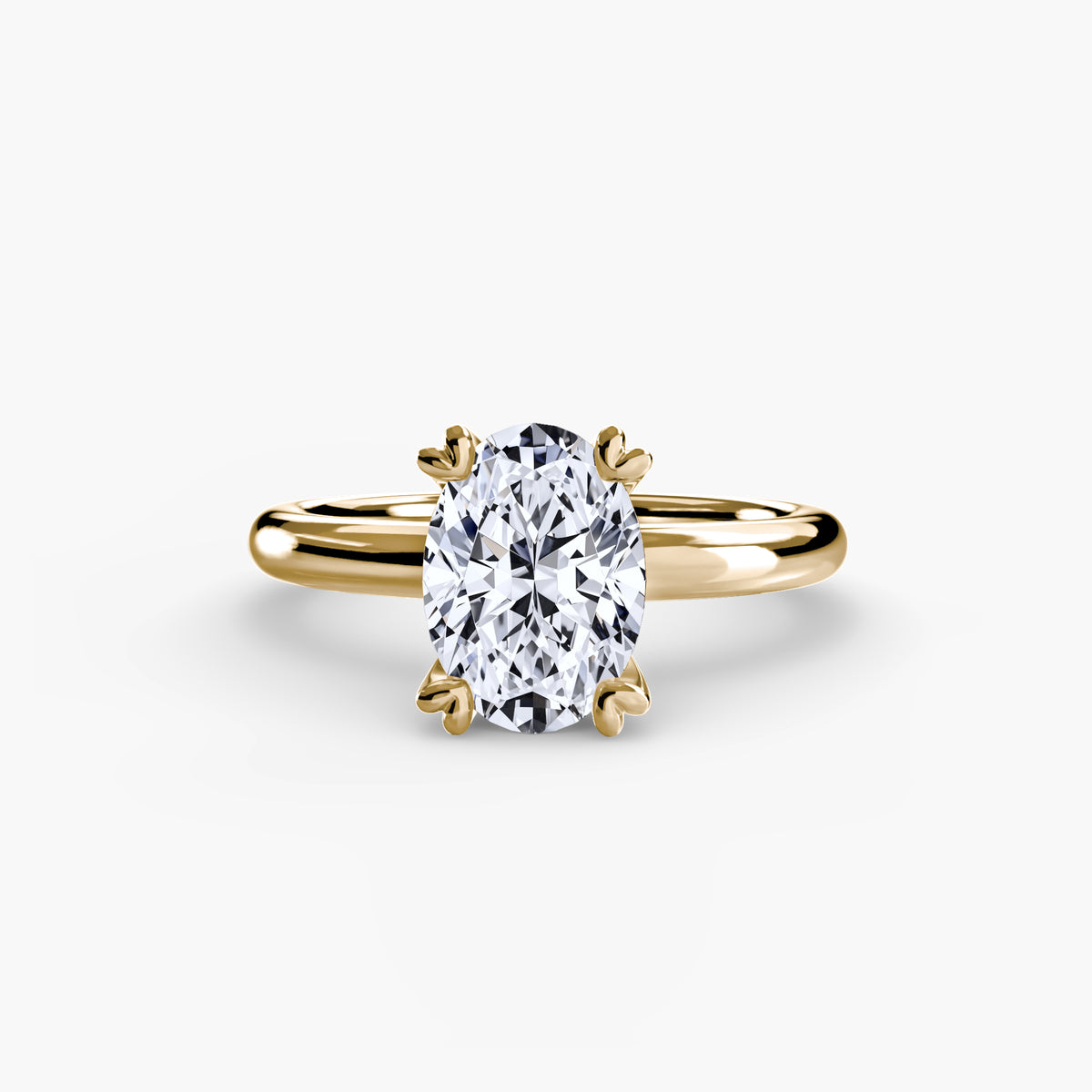 Butterfly Claw Solitaire Ring