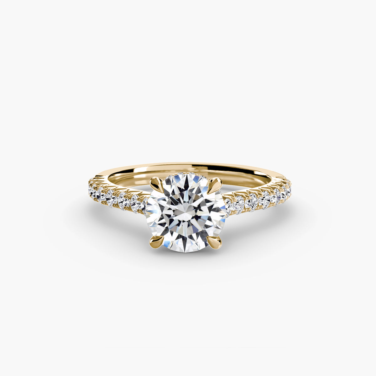 Solitaire with Pavé