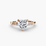 Solitaire with Tapered Accent Stones