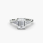Diamond Solitaire with 4 accent stones.