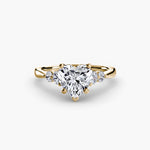 Diamond Solitaire with 4 accent stones.