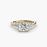 Diamond Solitaire with 4 accent stones.