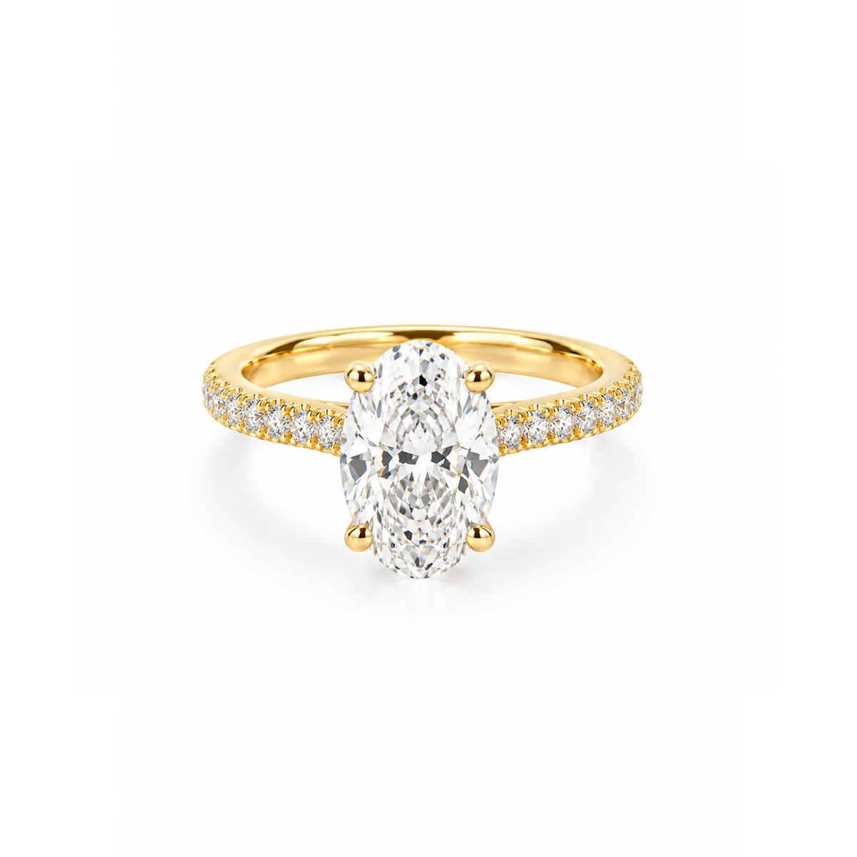 2.24ct Oval Solitaire in 18ct Gold
