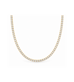 9ct GoldDiamond Tennis Necklace 6.95ct