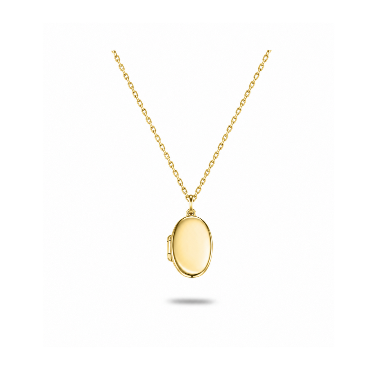 9ct Gold Locket necklace with a gold chain