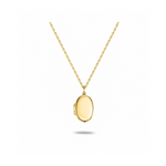 9ct Gold Locket necklace with a gold chain