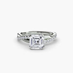 Twist Pavé Diamond Ring