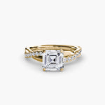Twist Pavé Diamond Ring