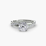 Twist Pavé Diamond Ring
