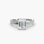 Twist Pavé Diamond Ring