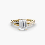 Twist Pavé Diamond Ring