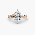 Twist Pavé Diamond Ring