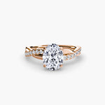 Twist Pavé Diamond Ring