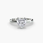Double Claw Diamond Solitaire Ring