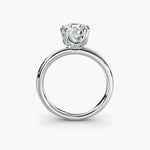 Double Claw Diamond Solitaire Ring