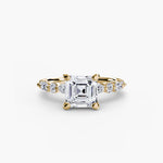 Solitaire with Marquise & Round Sides