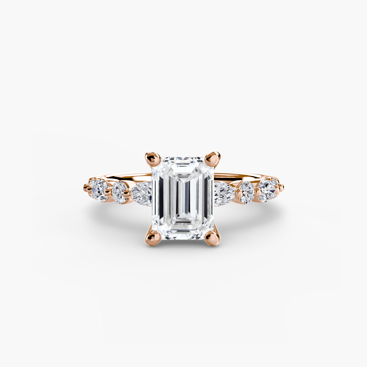 Solitaire with Marquise & Round Sides
