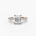 Solitaire with Marquise & Round Sides
