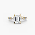 Solitaire with Marquise & Round Sides