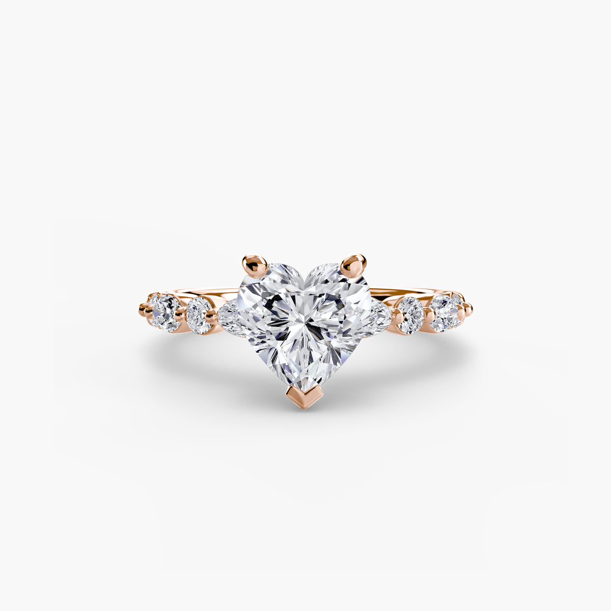 Solitaire with Marquise & Round Sides