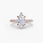 Solitaire with Marquise & Round Sides