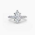 Solitaire with Marquise & Round Sides