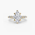 Solitaire with Marquise & Round Sides