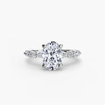 Solitaire with Marquise & Round Sides
