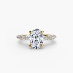 Solitaire with Marquise & Round Sides
