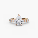 Solitaire with Marquise & Round Sides