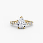 Solitaire with Marquise & Round Sides