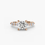 Solitaire with Marquise & Round Sides