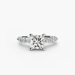 Solitaire with Marquise & Round Sides