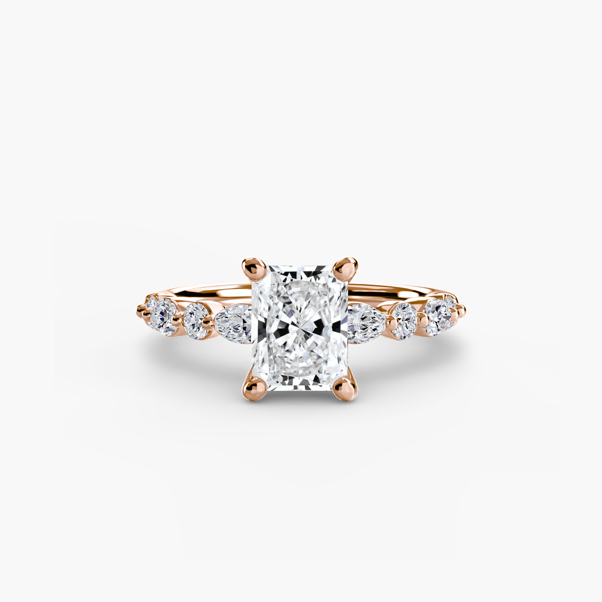Solitaire with Marquise & Round Sides