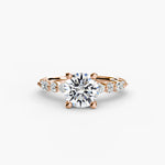 Solitaire with Marquise & Round Sides